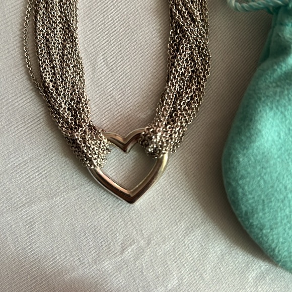 Tiffany multi chain heart bracelet - Picture 2 of 5
